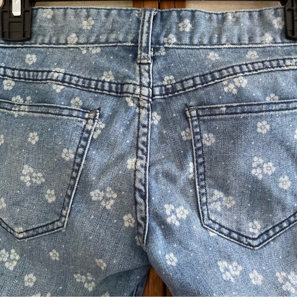 Free People Floral Print Faded Skinny Jeans - Size 25 - Picture 4 of 8